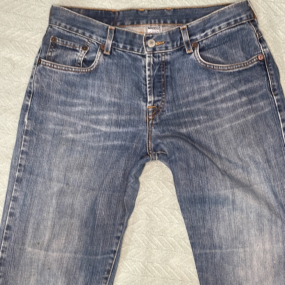 Lucky Brand Dungarees | Boot Cut | Size 8 / 29 | Light Wash & Distressed | Great